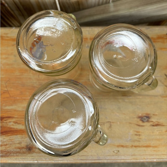 Set of 3 Vintage AU Auburn University 20oz Clear Glass Beer Stein Mugs - Picture 7 of 8